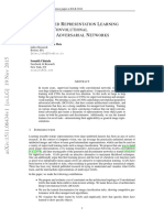 U R L D C G A N: Nsupervised Epresentation Earning With EEP Onvolutional Enerative Dversarial Etworks