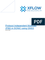 Protocol Independent Multicast (Pim) in Sonic Using Gns3