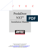 Manual Puerta Rollo Predadoor Rytec