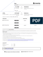 Cleartrip Flight E-Ticket