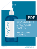 RecyClass Use of Claims Guidance