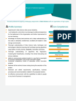 Profile Summary Core Competencies