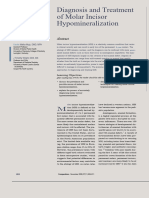 Diagnosis and Treatment of Molar Incisor Hypomineralization-Compressed