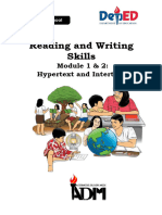 Reading and Writing Skills: Module 1 & 2: Hypertext and Intertext