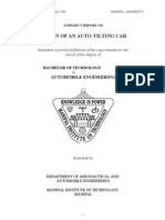 Design of An Auto-Tilting Car: Automobile Engineering