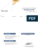 Invoice Letter