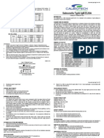 Salmonella IgM ELISA Package Insert