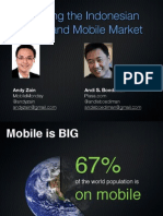 Monetizing The Indonesian Internet and Mobile Market: Andi S. Boediman Andy Zain