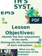 Earths Subsystems - Week 2