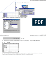 Creating A Class Schedule Using Excel