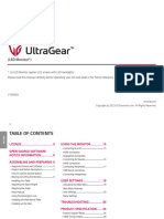 LG UltrGear Montitor Manual