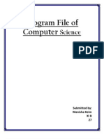 Program File of Computer: Science