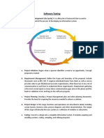 Software Testing: 1. SDLC (Software Development Life Cycle) : It