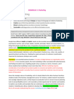 Unit 4.1 Role of Marketing Notes