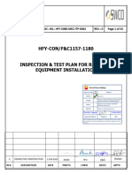 ITP For Rotating Equipment Installation Code-A