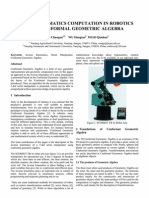 Inverse Kinematics Computation in Robotics Using Conformal Geometric Algebra