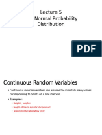 Lecture 05 - Normal Distribution Updated