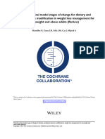 Aula 2 - Transtheoretical Model Stages of Change For Dietary and Physical Exercise