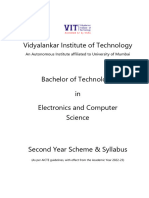 EXCS UG Second Year Syllabus Automony