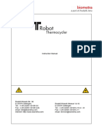 User Manaul For TRobot Thermal Cycler 1342472994