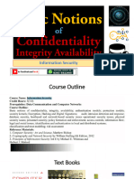 Information Security 01 - Basic Notions of Confidentiality Integrity Availability