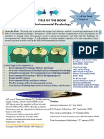 Revised Final PPT For Edited Book Environmental Pshychology