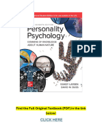 Personality Psychology Domains of Knowledge About Human Nature 7th Edition PDF