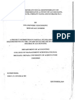 Effects of Corporate Social Responsibility On Organizational Performance (A Study of Access Bank, Guaanty Trust Bank, Fidelity Bank and Ecobank PLC)