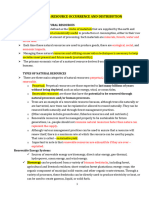 Lecture 7 and Lecture 8 Resource Management and Conservation