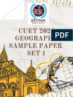 Common University Entrance Test Geography 2024 Sample Paper With Solution On Latest Pattern