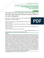 Fish Biodiversity and Conservation Status of The Dhepa River Sanctuary in Protection and Restoration of Threatened Fishes of The Northwest Bangladesh