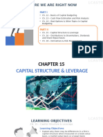 Ch. 15 - Capital Structure & Leverage