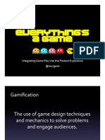 Everything's A Game - Building Gamification Into The Product Experience