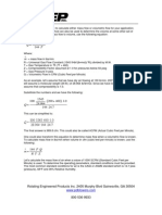 Calculate Mass Flow or Volumetric Flow For Any Gas