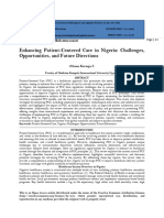 Enhancing Patient-Centered Care in Nigeria: Challenges, Opportunities, and Future Directions (WWW - Kiu.ac - Ug)