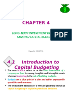 CH 4 Capital Budgeting