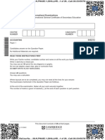 Igcse Accounting Paper 1 + Marking Scheme February March 2017