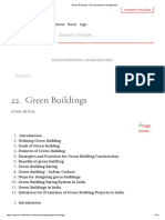 Green Buildings - Environmental Management