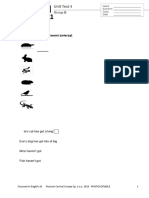 Isucceed A1 Tests Unit 4 Test Group B