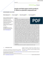 Food Science Nutrition - 2023 - Çalişkanlar - Utilization of Pomegranate and Black Grape Seed by Products in Yogurt