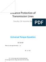 Distance Protection of Transmission Lines