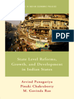 (Studies in Indian Economic Policies) Arvind Panagariya, Pinaki Chakraborty, M. Govinda Rao - State Level Reforms, Growth, and Development in Indian States-Oxford University Press (2014)