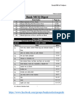 Bank MCQ Digest (Part) - 1