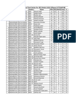 Final Test Series For JEE (Main) - 2223 (Phase-I) FTSJMT4B