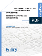 Global Development Goal Setting