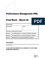 March 2022 Final - Mock