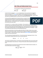 Lecture 9 (L'Hopital's Rule)