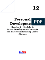 PerDev Module 6 2nd Quarter CareerDevelopment Concepts