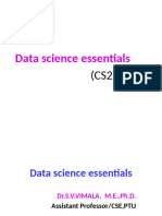 Introduction To Datasciecne