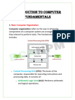 1 - Introduction To Computer Fundamentals